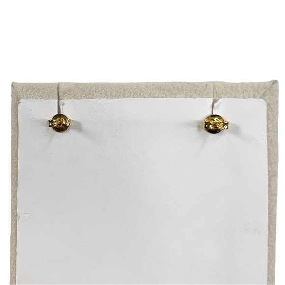 HR Stamped Gold Tone Black Enamel Teardrop Raindrop Pierced Earrings - Picture 4 of 9